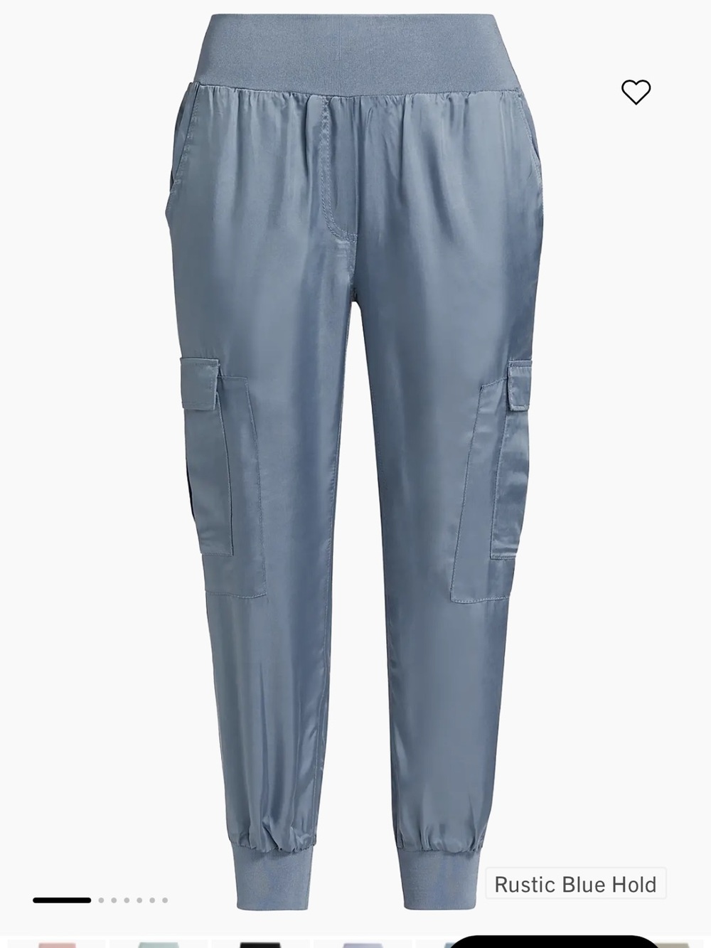 cinq a sept Rustic Blue Cargo Joggers